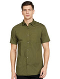 Men's Cotton Shirt | Casual | Plain | Half Sleeve | Summer - Regular Fit